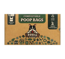 Pogi's Pet Supplies, Компостируемые пакеты из фекалий, 32 рулона, 480 пакетов с ручками
