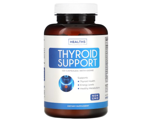 Healths Harmony, Thyroid Support, 120 Capsules Healths Harmony, Thyroid Support, 120 Capsules