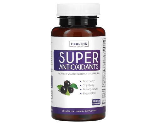 Healths Harmony, Super Antioxidants, 60 Capsules Healths Harmony, Super Antioxidants, 60 Capsules