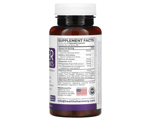 Healths Harmony, Super Antioxidants, 60 Capsules Healths Harmony, Super Antioxidants, 60 Capsules