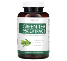 Healths Harmony, Green Tea 98% Extract, 120 Capsules