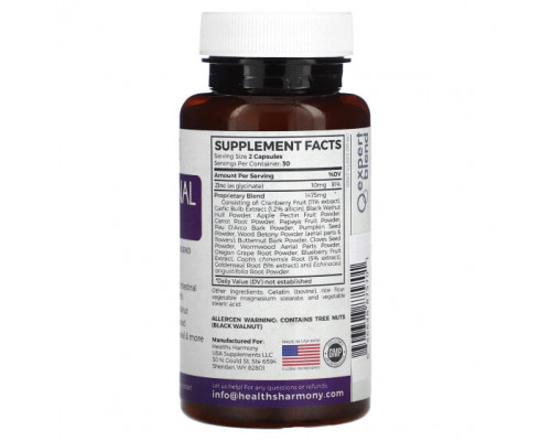 Для пищеварительной системы Healths Harmony, Intestinal Guard`` 60 капсул Для пищеварительной системы Healths Harmony, Intestinal Guard`` 60 капсул