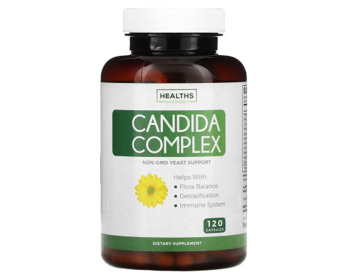 Healths Harmony, Candida Complex, 120 Capsules Healths Harmony, Candida Complex, 120 Capsules