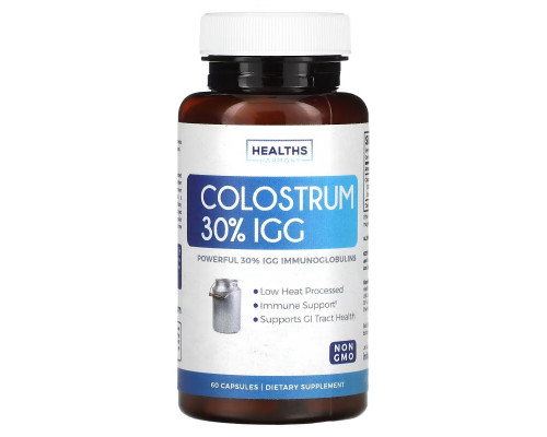 Healths Harmony, Colostrum 30% IGG, 60 Capsules Healths Harmony, Colostrum 30% IGG, 60 Capsules