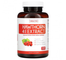 Для сердца и сосудов Healths Harmony, Экстракт боярышника 4: 1, 120 капсул