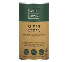 Your Super, Super Green, Superfood Smoothie Powder, 5.3 oz (150 g)