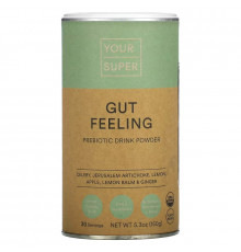 Your Super, Gut Feeling, Prebiotic Drink Powder , 5.3 oz (150 g)