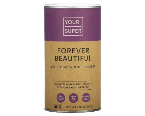 Your Super, Forever Beautiful, Superfood Smoothie Powder, 7.05 oz (200 g) Your Super, Forever Beautiful, Superfood Smoothie Powder, 7.05 oz (200 g)