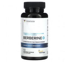 Фрукты и ягоды Vitauthority, Berberine Plus с дигидроберберином и цейлонской корицей, 60 вегетарианских капсул