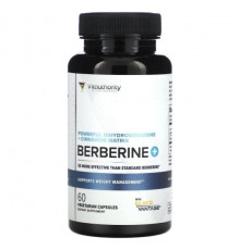 Фрукты и ягоды Vitauthority, Berberine Plus с дигидроберберином и цейлонской корицей, 60 вегетарианских капсул