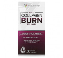 Для мышц и суставов Vitauthority, Multi Collagen Burn, 60 капсул