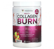 Для похудения и контроля веса Vitauthority, Multi Collagen Burn, клубничный лимонад, 216 г (7,62 унции)