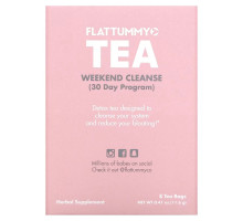 Flat Tummy, Weekend Cleanse 30 Day Program, 8 Tea Bags, 0.05 oz (1.45 g) Each