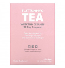 Flat Tummy, Weekend Cleanse 30 Day Program, 8 Tea Bags, 0.05 oz (1.45 g) Each