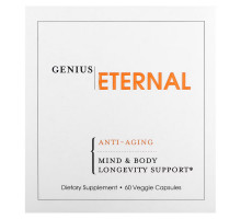 The Genius Brand, Eternal, Anti-Aging, 60 Veggie Capsules