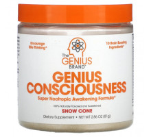 Улучшение памяти и работы мозга Genius Consciousness, Snow Cone, 2.86 oz (81 g)