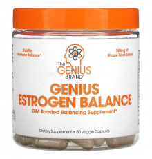 The Genius Brand, Genius Estrogen Balance , 30 Veggie Capsules