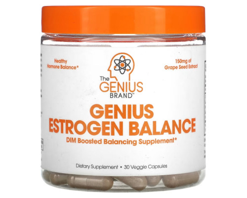 The Genius Brand, Genius Estrogen Balance , 30 Veggie Capsules The Genius Brand, Genius Estrogen Balance , 30 Veggie Capsules