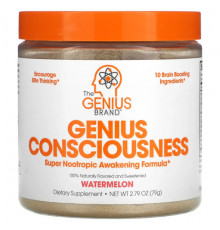Улучшение памяти и работы мозга Genius Consciousness, Watermelon, 2.79 oz (79 g)