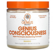 Улучшение памяти и работы мозга Genius Consciousness, Mango, 2.72 oz (77 g)