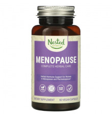 Женское здоровье Nested Naturals, Menopause Complete Herbal Care, 60 веганских капсул