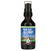 От аллергии WishGarden Herbs, Kick-Ass Allergy, сезонное средство от аллергии !, 59 мл (2 жидк. Унции)