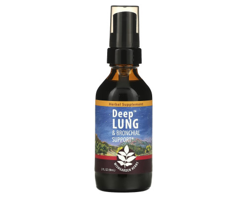 WishGarden Herbs, Deep Lung & Bronchial Support, 2 fl oz (59 ml) WishGarden Herbs, Deep Lung & Bronchial Support, 2 fl oz (59 ml)