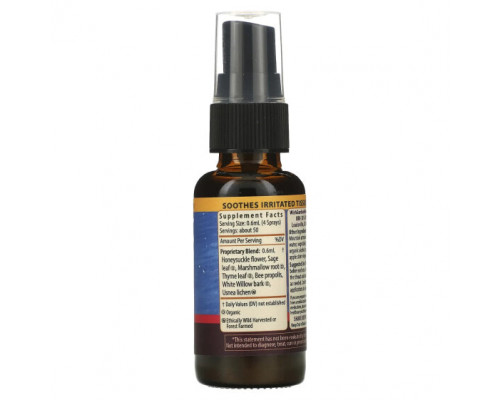 Растительные экстракты и настойки WishGarden Herbs, Kick-Ass Throat Spray, 30 мл (1 жидк. Унция) Растительные экстракты и настойки WishGarden Herbs, Kick-Ass Throat Spray, 30 мл (1 жидк. Унция)