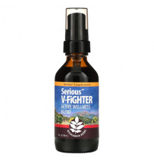 Растительные экстракты и настойки WishGarden Herbs, Serious V-Fighter, 59 мл (2 жидк. Унции)