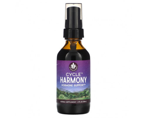 Женское здоровье WishGarden Herbs, Cycle Harmony, добавка для поддержки гормонального фона, 59 мл (2 жидк. унции) Женское здоровье WishGarden Herbs, Cycle Harmony, добавка для поддержки гормонального фона, 59 мл (2 жидк. унции)