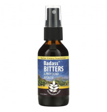 Растительные экстракты и настойки WishGarden Herbs, Badass Bitters, отличный аперитив, 59 мл (2 жидк. Унции)