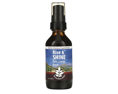 WishGarden Herbs, Rise & Shine, Daily Energy Boost, 2 fl oz (59 ml) WishGarden Herbs, Rise & Shine, Daily Energy Boost, 2 fl oz (59 ml)