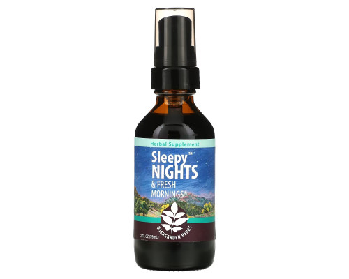 WishGarden Herbs, Sleepy Nights & Fresh Mornings, 2 fl oz (59 ml) WishGarden Herbs, Sleepy Nights & Fresh Mornings, 2 fl oz (59 ml)