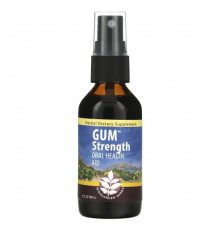 Растительные экстракты и настойки WishGarden Herbs, Gum Strength, средство для ухода за полостью рта, 59 мл (2 жидк. Унции)