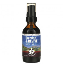 Растительные экстракты и настойки WishGarden Herbs, Exercise & Revive, средство для восстановления, 59 мл (2 жидк. Унции)