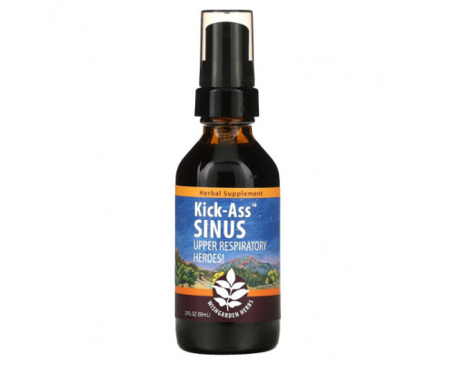 Растительные экстракты и настойки WishGarden Herbs, Kick-Ass Sinus, 59 мл (2 жидк. Унции) Растительные экстракты и настойки WishGarden Herbs, Kick-Ass Sinus, 59 мл (2 жидк. Унции)