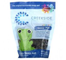 Детское здоровье Creekside Natural Therapeutics, Children's Sleep Aid, клубника, 60 жевательных фруктов, 9,3 унции