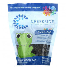 Детское здоровье Creekside Natural Therapeutics, Children's Sleep Aid, клубника, 60 жевательных фруктов, 9,3 унции