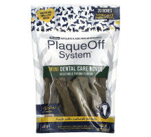 ProDen, PlaqueOff System, Mini Dental Care Bones, For Small & Toy Breed Dogs, Vegetable Fusion, 20 Bones, 12 oz (340 g)