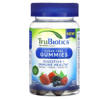 TruBiotics, Digestive Immune Health, Natural Mixed Berry, Sugar-Free, 50 Gummies