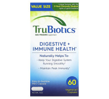 TruBiotics, Digestive + Immune Health, 60 Vegetarian Capsules