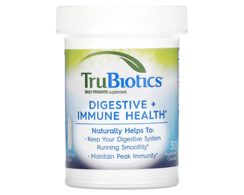 TruBiotics, Digestive + Immune Health, 30 Vegetarian Capsules TruBiotics, Digestive + Immune Health, 30 Vegetarian Capsules