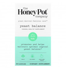 The Honey Pot Company, Yeast Balance, 60 Capsules