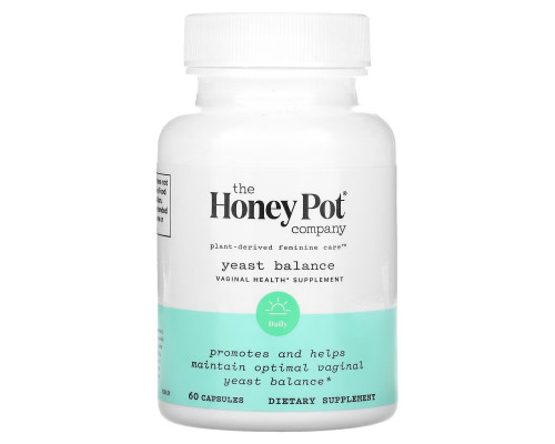 The Honey Pot Company, Yeast Balance, 60 Capsules The Honey Pot Company, Yeast Balance, 60 Capsules