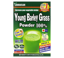 Yamamoto Kanpoh, Young Barley Grass Powder, Matcha, 22 Sachets, 0.1 oz (3 g) Each
