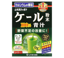 Yamamoto Kanpoh, 100% Kale Powder, 22 Sachets, 0.1 oz (3 g) Each