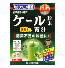 Yamamoto Kanpoh, 100% Kale Powder, 22 Sachets, 0.1 oz (3 g) Each