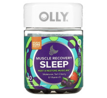 OLLY, Muscle Recovery Sleep, Berry Rested, 40 Gummies