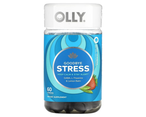 OLLY, Goodbye Stress, Berry Verbena , 60 Gummies OLLY, Goodbye Stress, Berry Verbena , 60 Gummies