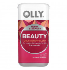 OLLY, Beauty, Multi-Benefit Blend, Ultra Strength, 30 Softgels